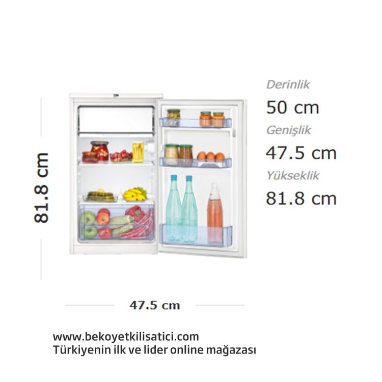 Beko 7125 Mini Buzdolabı Ölçüleri,Büro Tipi Buzdolabı Ölçüsü